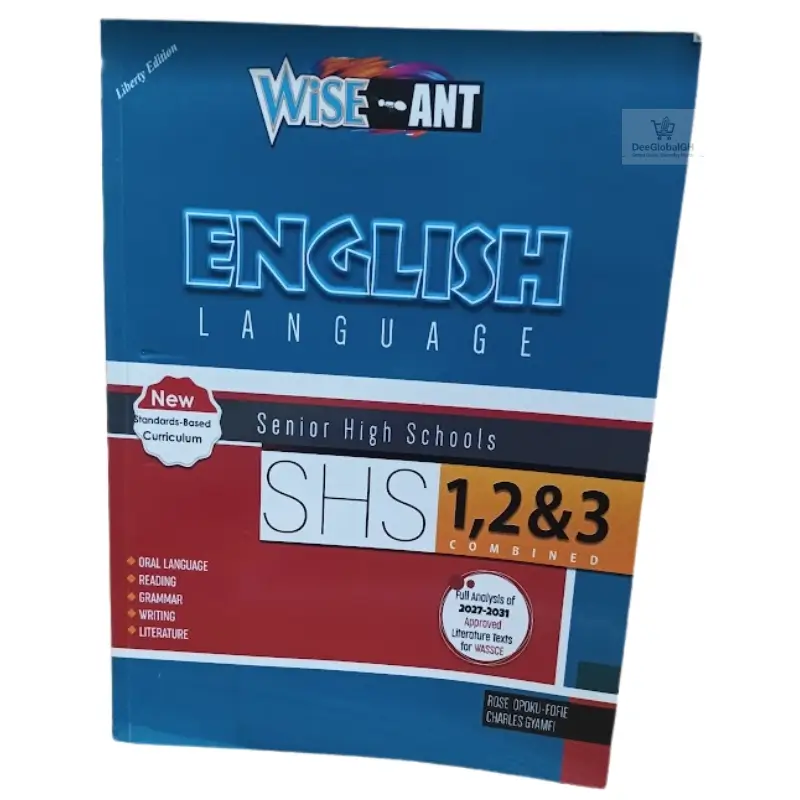 Wise Ant English textbook cover for SHS 1 to SHS 3 combined edition