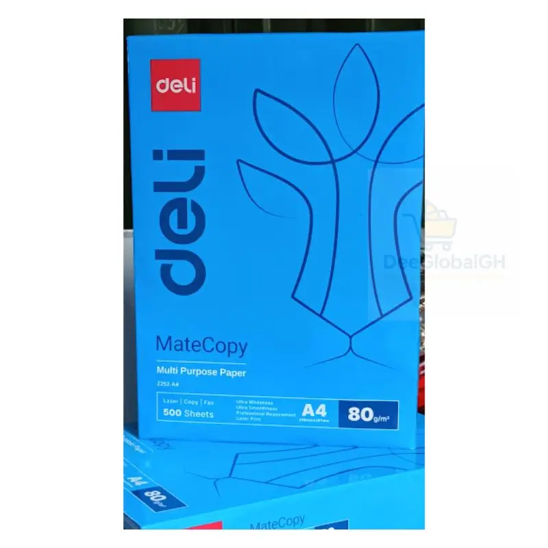 Deli MateCopy A4 Paper 80gsm – Ream (500 Sheets)